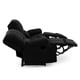 thumbnail image 3 of Bergere Perugia Reclinable 3 Cuerpos Tela Velvet Negro, 3 of 8