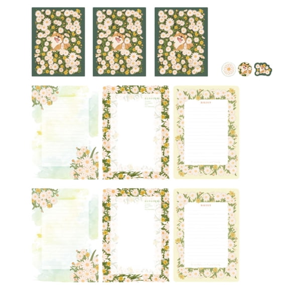 Papeles De Escritura Con Sobres Y Pegatinas Para Invitaciones De Fiesta Love Letter Puppy