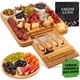 thumbnail image 1 of Tabla de charcutería Woodenhouse, bandeja de queso de bambú con utensilios, 1 of 8