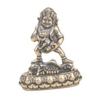 Magideal - Mini Estatua De Buda, Escultura En Miniatura, Dios Chino De La Riqueza, Figura De Fenshui Para La Entrada, El Coche, La Estantería, El Salón De Té, La