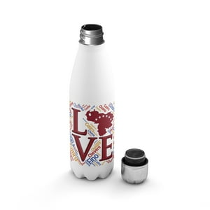 Creango - Botella Agua Termica Venezuela 4 De Acero Inoxidable