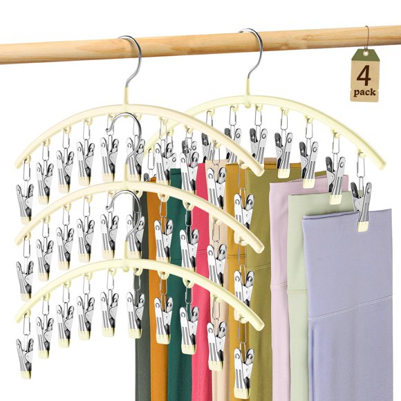 Organizador de leggings Volnamal con 10 clips, capacidad para 40 leggings