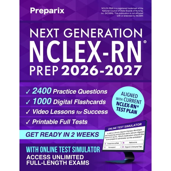 Libro de Preparación NCLEX-RN Preparix Guía de Examen 2026-2027
