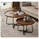 thumbnail image 3 of Mesa De Centro Living Vanguardia Madera Natural Juego De Dos, 3 of 4