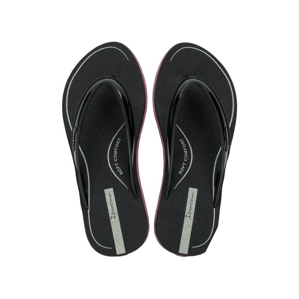 Sandalia Mujer Negro/Lila Rio Ipanema