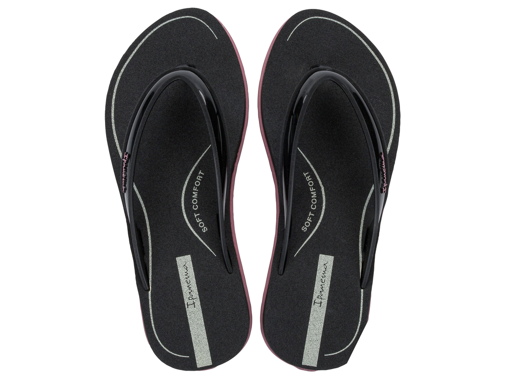 Sandalia Mujer Negro/Lila Rio Ipanema