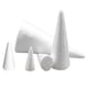 thumbnail image 5 of 5 Uds Conos De Espuma Conos De árbol De Espuma Formas De Cono Blanco Para Centro De Mesa, 5 of 5