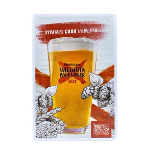 Kunstmann - Placa Metalica Quincho Vpl