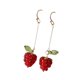 thumbnail image 1 of Pendientes De Frambuesa, Dulce Playa Para Mujer, Damas Para Aniversario, Regalo Festivo, Gota Larga, 1 of 5