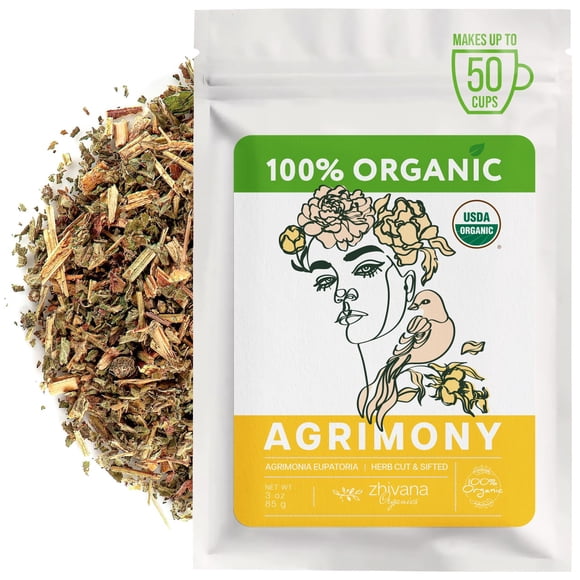 Hierba de Agrimonia Orgánica Zhivana Organics 85 g Hoja Suelta