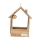 thumbnail image 3 of Comedero De Madera Para Pájaros, Fácil De Limpiar, Contenedor De Comida Para Pájaros, Pinzones, Patio, Estilo B, 3 of 3