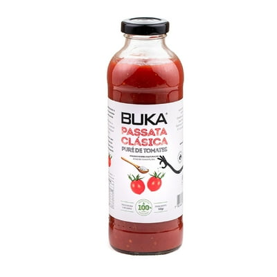 Puré De Tomate - Passata Clasica Botella 515 G Buka