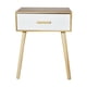 thumbnail image 1 of Velador Dover 1 Madera Blanco, 1 of 2