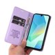 thumbnail image 3 of Funda Billetera de Cuero para Samsung Galaxy A17 con Tarjetero y Soporte - Tapa Magnética Morado, 3 of 6