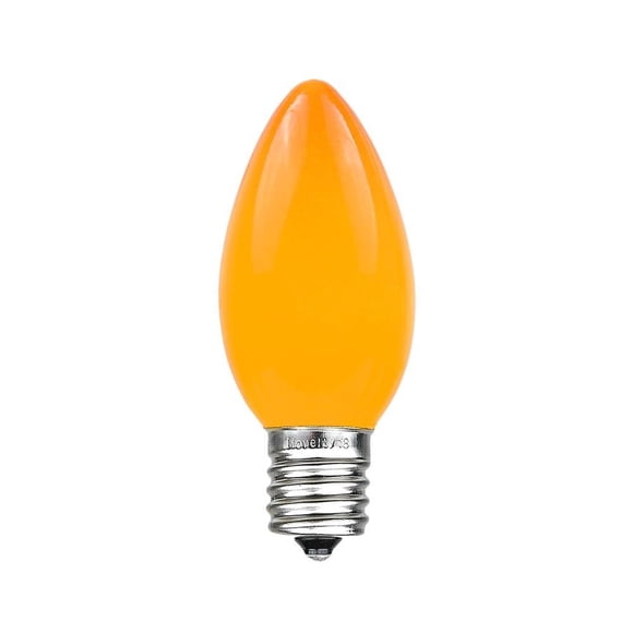 Bombillas de repuesto navideñas Novelty Lights C9 de cerámica naranja