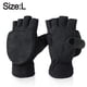 thumbnail image 2 of Guantes negros Guantes cálidos de concha de otoño e invierno Guantes cómodos para exteriores a prueba de frío, 2 of 6