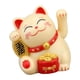thumbnail image 4 of Encantador Gato Con Figuras De Animales De Brazo Ondulante Para Decoración De Mesa De Sala De Estar Amarillo, 4 of 5