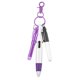 thumbnail image 2 of Bolígrafo Con Clip De Mosquetón Regalo Del Día De La Enfermera Bolígrafo Multiusos Retráctil Violeta, 2 of 5
