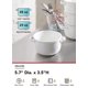 thumbnail image 4 of Tazones para sopa LE TAUCI 800 ml paquete de 4 blancos, 4 of 9