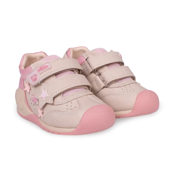 Zapato Clásico Bebé Niña Pasos Estrellas Beige