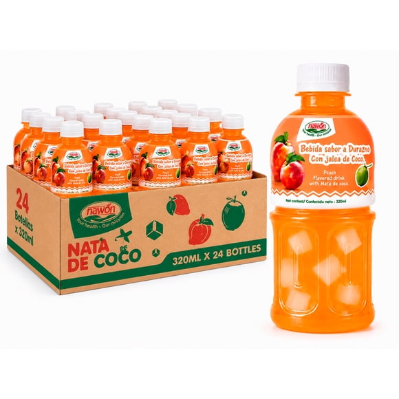 Jugo de Durazno con Jalea de Coco x24