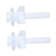 thumbnail image 2 of 2 Piezas De Tornillos Para Asiento De Inodoro, Accesorios De Sujeción De Repuesto Para Asiento De Inodoro, Espaciador De 28mm, 2 of 5