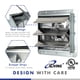 thumbnail image 5 of Ventilador de escape iLiving ILG8SF12V-ST montado en la pared de 12 pulgadas, 5 of 6