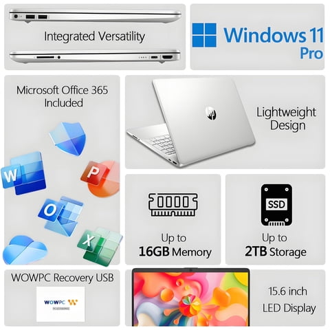 Laptop Hp De 15.6 Pulgadas Intel Celeron N4120 16 Gb De Ram