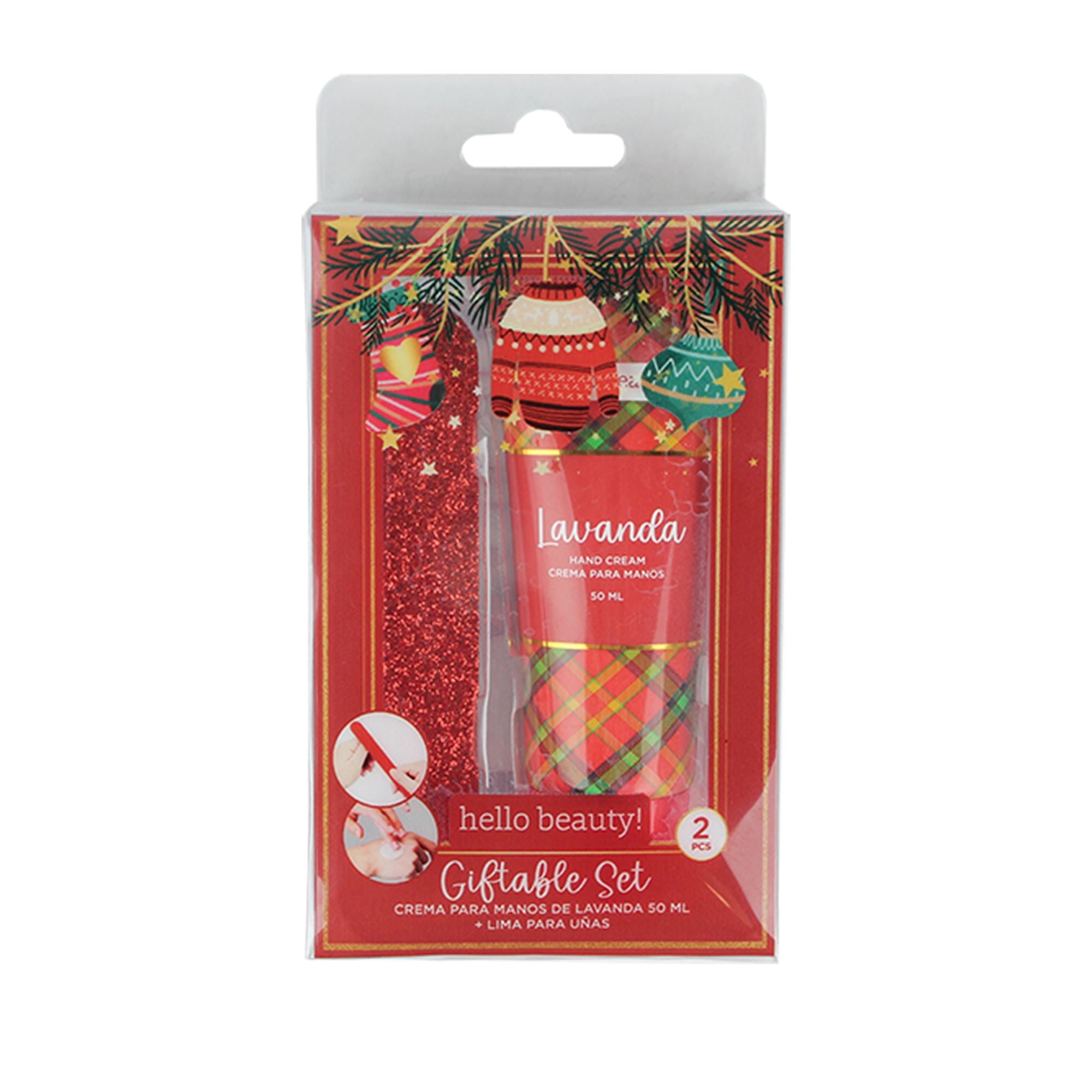 Set De Crema Para Manos Lavanda Y Lima De Uñas 1 Un Hello Beauty