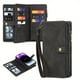 thumbnail image 1 of Premium Phone Leather Case For Samsung Galaxy, Multifunctional 2-in-1 Zipper Detachable Magnetic Flip Cover With Wrist Strap, Card Slot For Samsung A13/A52/A53/A72/A73, 1 of 2