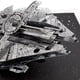 thumbnail image 4 of Tarjeta Hallmark Millennium Falcon 3D desplegable en plata, 4 of 9