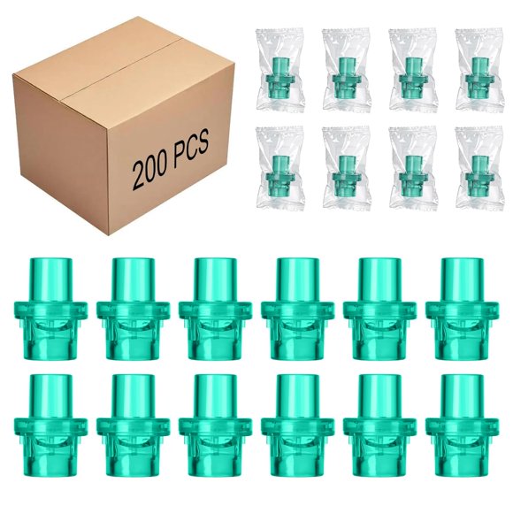 Válvulas de Entrenamiento de RCP JZTKQTM 200 Piezas Válvula Unidireccional Azul