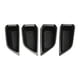 thumbnail image 1 of Cubierta de compartimento de almacenamiento de manija de reposabrazos de puerta para Audi, 4 piezas, 1 of 3