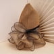 thumbnail image 2 of Women's Wide Brim Straw Bucket Hat with Floral Mesh Fascinator for Church, Weddings, and Beach Sun Protection - Perfect Valentine's Gift, 2 of 5