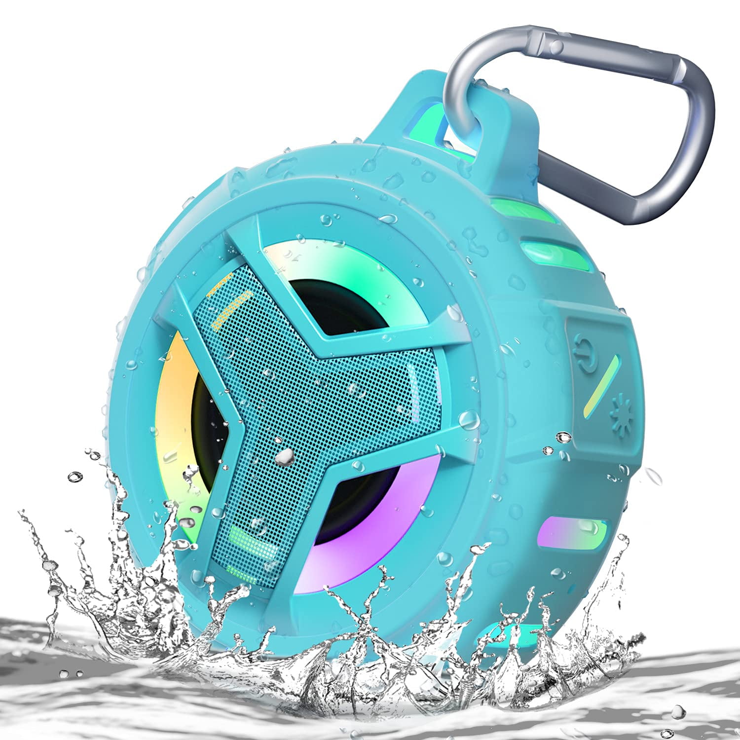 Eboda - Altavoz Bluetooth Impermeable Para Ducha Sky Blue