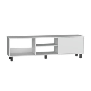 Fmfurniture - Rack Tv 65"" 1 Puerta 47,5X160X35 Cm Blanco