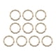 thumbnail image 5 of 10 Piezas De Anillos De Resorte De Metal Con Clip De Mosquetón Para Correa De Hombro De Bolso Dorado, 5 of 5