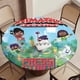 thumbnail image 5 of ¡Presiona inicio!-theme Fitted Round Tablecloths Elastic Edged Table Covers Waterproof Table Cloth for Kitchen Holiday Party Tables Decor 120cm, 5 of 6