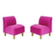thumbnail image 1 of Set Poltrona Soft 1C Felpa 01 Fucsia, 1 of 5