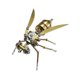 thumbnail image 3 of Modelo De Abeja De Metal Compacto, Novedoso Rompecabezas De Metal, Juguete De Escena, Decoración, Rompecabezas 3D, Estilo B, 3 of 5