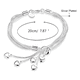 thumbnail image 2 of Pulsera mujer esclava brazalete plata 925 elegante #5, 2 of 3
