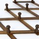 thumbnail image 4 of Perchero AMAPON estilo acordeón extensible de pared, madera color nogal, 4 of 7