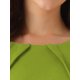 thumbnail image 5 of INSPIRE CHIC Vestido Elegante de Mujer con Mangas Cortas y Cinturón para el Trabajo, Vestidos Tubo Verde Claro Talla S, 5 of 6