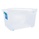 thumbnail image 1 of Caja Organizadora Almacenamiento Suprema 50 Lts Reyplast Transparente Broches Turquesa, 1 of 6