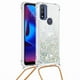 thumbnail image 2 of Funda FOXDOCK para Motorola Moto G Pure con Cuerda Ajustable, Brillo Líquido, Protección Antigolpes y Lente – Ideal para Regalo, 2 of 6