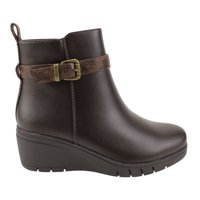 Botín New Walk Correa Reptil Café