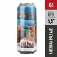 Anfiteatro - Pack X04 Arrayán, 5,5° (American Pale Ale) - Cerveza Artesanal Valparaiso - 475 Ml