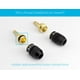 thumbnail image 2 of Conectores banana para cerrojo (6 pares), chapados en oro, Sewell SW-29863-6, 2 of 3