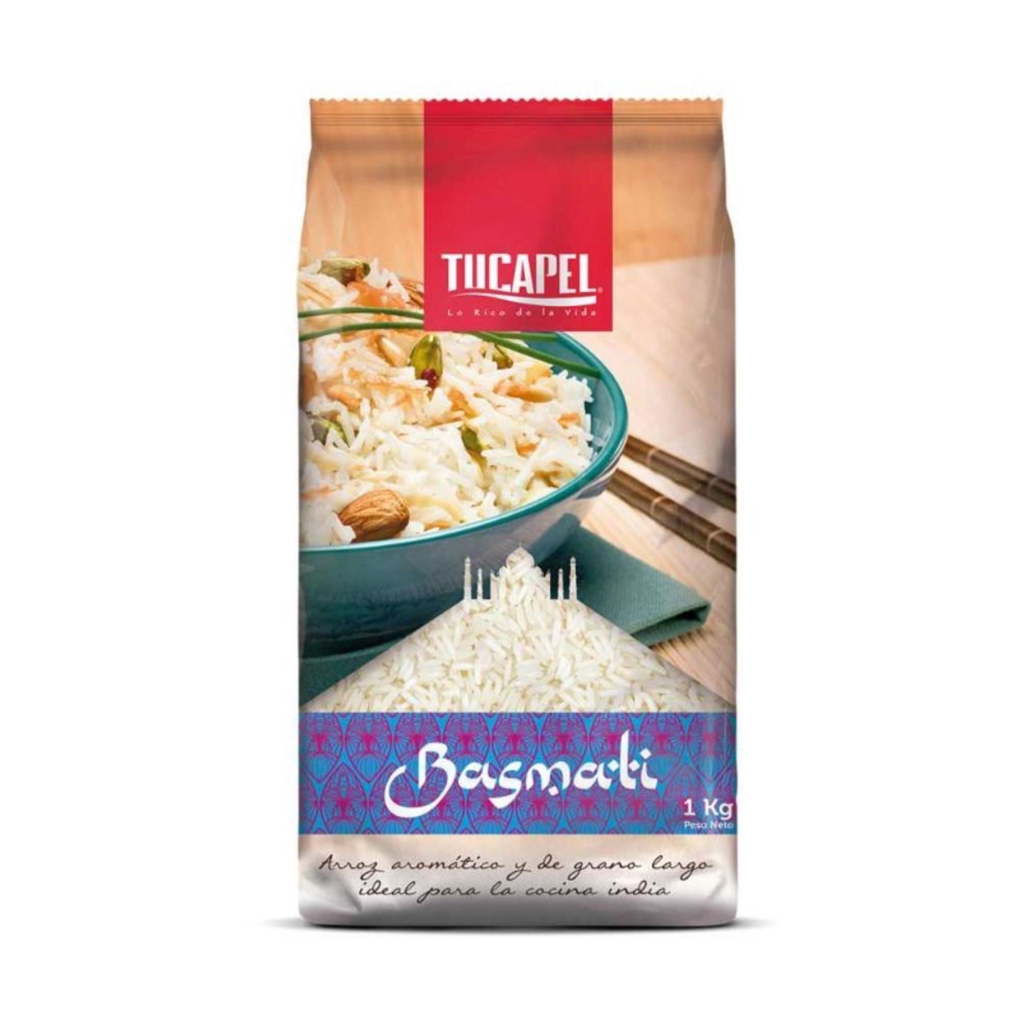 Arroz Grado 1 Grano Largo Basmati Bolsa 1 kg Tucapel