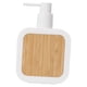 thumbnail image 2 of Dispensador De Jabón Manual De 13 Oz Vacío Para Champú, Loción, Maquillaje, Líquido, Crema De Baño, Blanco, 2 of 5